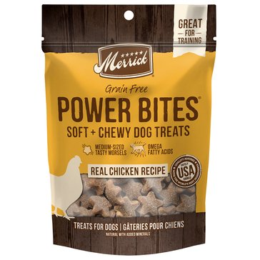 Merrick Power Bites Chicken Recipe Dog Treats, 6 oz