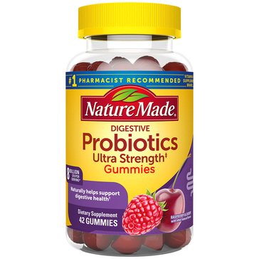 Nature Made Ultra Strength Probiotic Assorted Flavor Gummies, 42-count