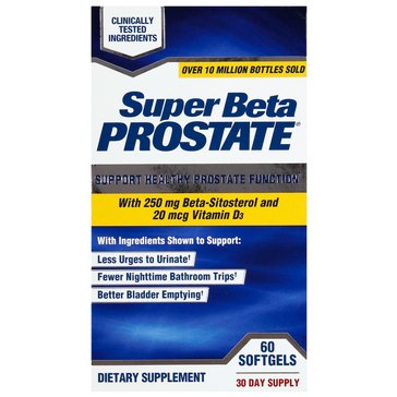 New Vitality Super Beta Prostate Caplets, 60-Count