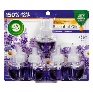 Air Wick Scented Oil, 5-Count, Lavender and Chamomile