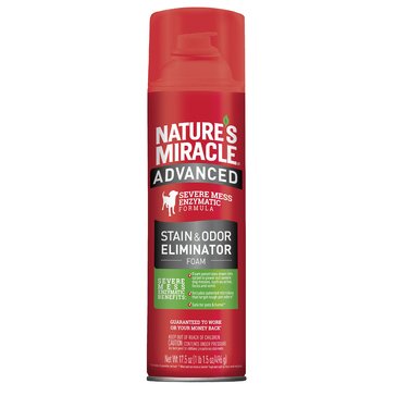 Nature's Miracle Advanced Stain & Odor Foam Aerosol, 17.5 oz