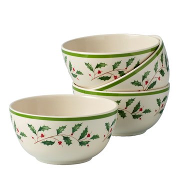 Lenox All Purpose Melamine Holiday Bowl, Set of 4