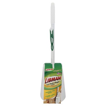 Libman Toilet Bowl Brush and Plunger Combo
