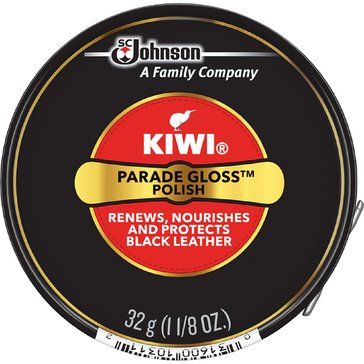 Kiwi Parade Gloss Black Shoe Polish, 1.125oz