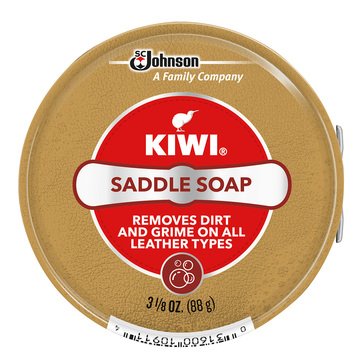 Kiwi Leather Cleaner Saddle Soap, 3.125oz