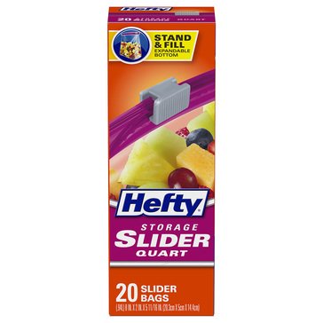 Hefty Slider Quart Storage Bags