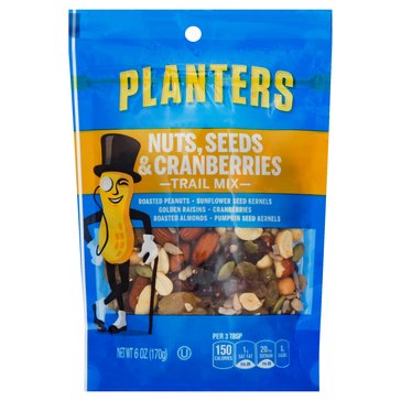 Planters Nuts, Seeds & Cranberries Trail Mix, 6oz