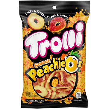 Trolli Sweet Peachie Gummi Candy, 4oz