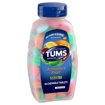 TUMS E-X Assorted, 96ct