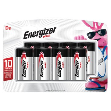 Energizer D Battery-8 Pack