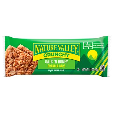 Nature Valley Crunchy Oats N' Honey Granola Bar, 1.49oz