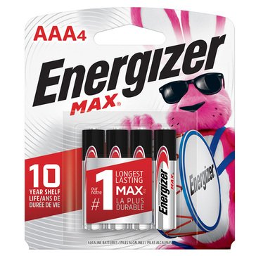 Energizer MAX AAA Battery-4 Pack