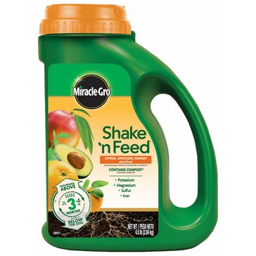 Scotts Miracle-Gro Shake N Feed 4.5lb Citrus, Avacado, and Mango Plant Food