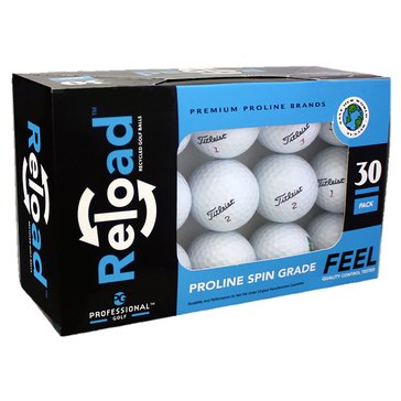 Professional Golf Ball Services 30 Recycled Balls