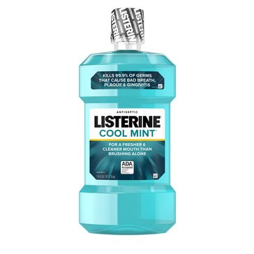 Listerine Cool Mint Antiseptic Mouthwash, 1.5 Liter