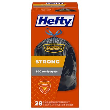 Hefty Multipurpose Strong Trash Bags, 30-Gallon