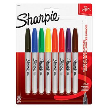 Sharpie Fine Point Assorted Color, 8-count