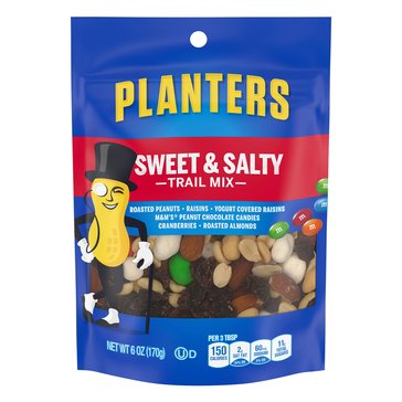 Planters Sweet And Nutty Trail Mix 6-ounce