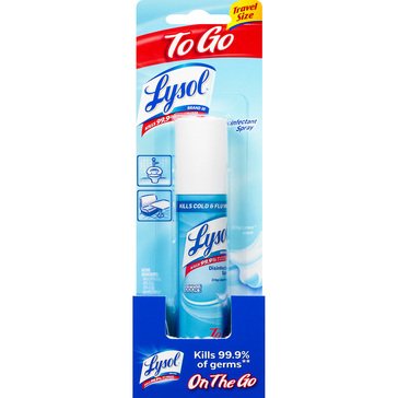 Lysol To Go Disinfectant Spray 1oz