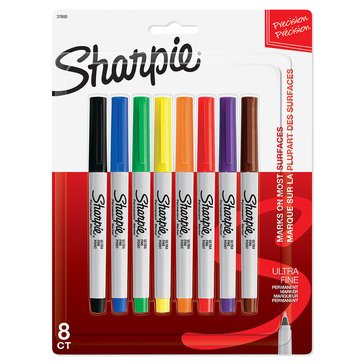 Sharpie Ultra Fine Multi-Color Markers, 8-count