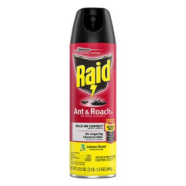 Raid  Ant and Roach Aerosol Can, Lemon Scent