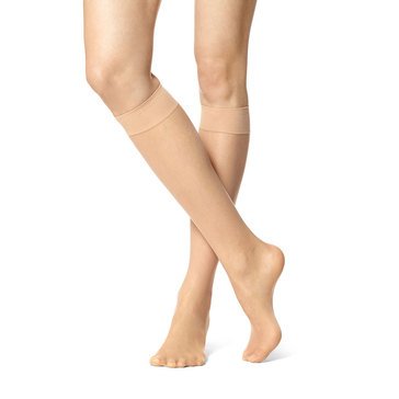 HUE Women's Sheer 2-Pack Knee His