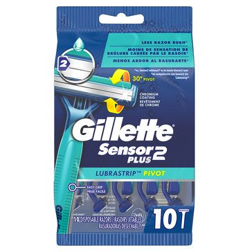 Gillette Sensor2 Plus Pivot Razor 10-Count