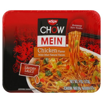 Nissin Chow Mein Chicken Noodle Bowl, 4oz