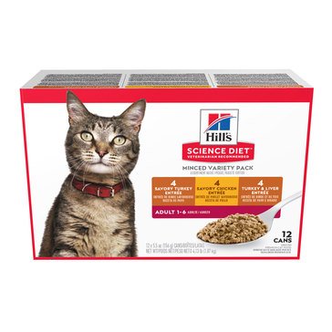 Hill's Science Diet Feline Savor 12 Count 5.5 oz. Adult Wet Cat Food