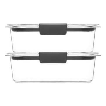 Rubbermaid Brilliance 3.2-Cup 2-Pack Medium Containers