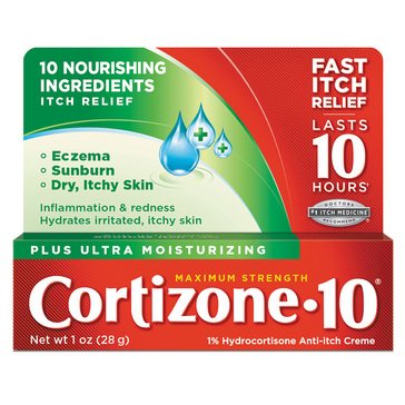 Cortizone 10 Plus Anti-itch Cream, 1oz