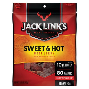 Jack Link's Sweet & Hot Beef Jerky, 3.25oz