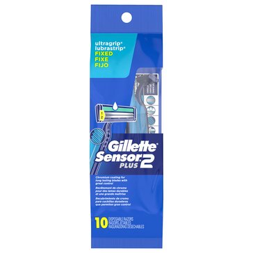 Gillette Sensor 2 Plus Razor 10-Count