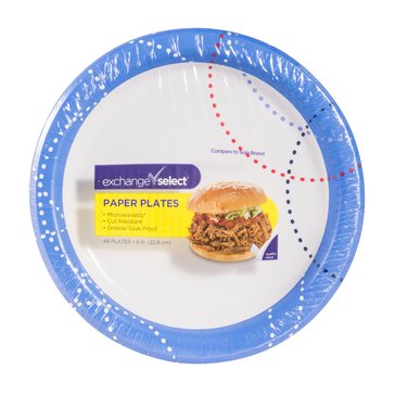Exchange Select Paper Plate, 8 1/2