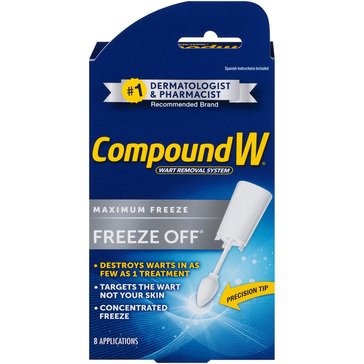 Compound W Maximum Freeze Off Wart Removal System, 8-count