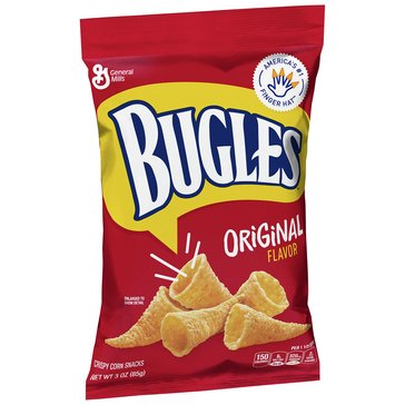 Bugles Original Crispy Corn Snacks, 3oz