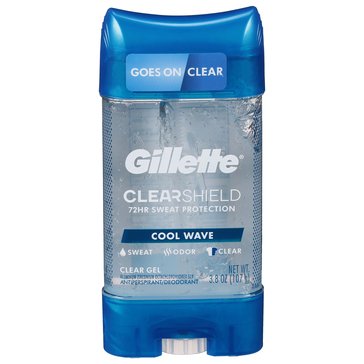 Gillette Clear Gel Antiperspirant 3.8oz Cool Wave