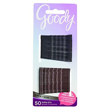 Goody Metallic Bobby Pins Black 50ct