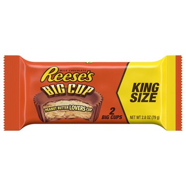 Reese's King Size Peanut Butter Big Cup, 2-piece