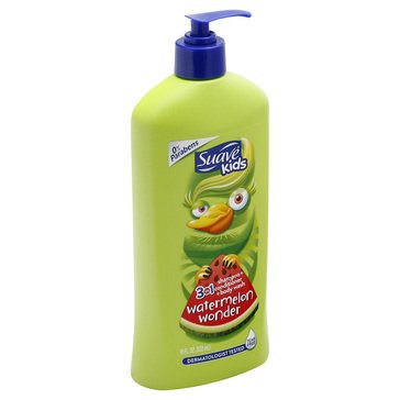 Suave Kids 3-in-1 Melon Body Wash Shampoo and Conditioner 18oz