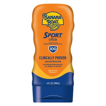 Banana Boat Sport Performance Lotion SPF 100, 4oz