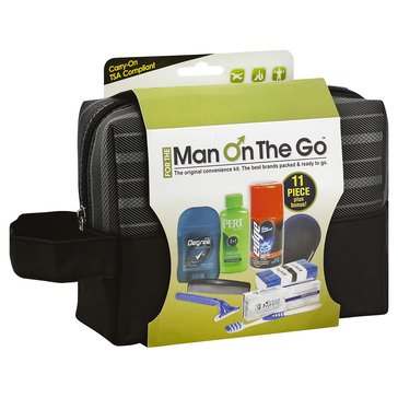 Men's Deluxe Shave Bag 11-Piece Set