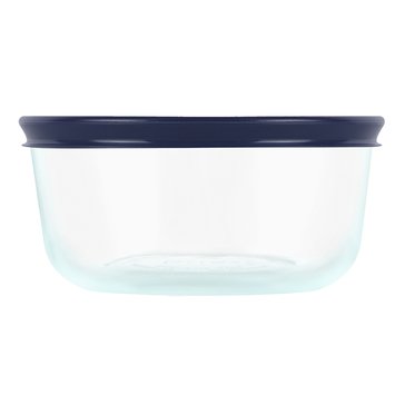 Pyrex Simply Store 2-cup Round Storage Dish with Blue Lid