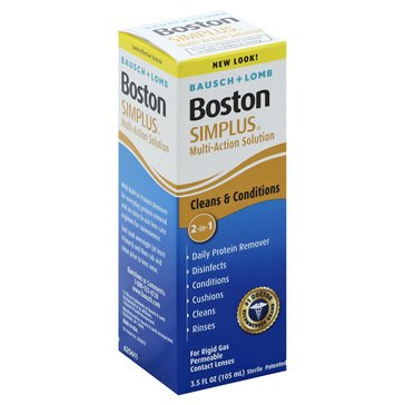 Bausch + Lomb Boston Simplus Multi-Action Contact Solution, 3.5 fl oz 