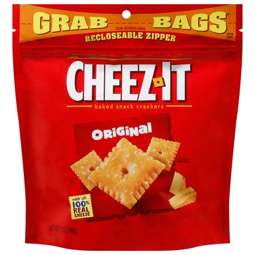 Cheez-It Original Baked Snack Crackers, 7oz