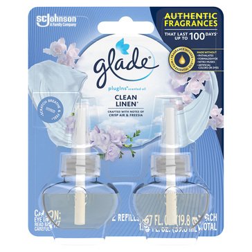 Glade Plugins Scented Oil Refill, Clean Linen