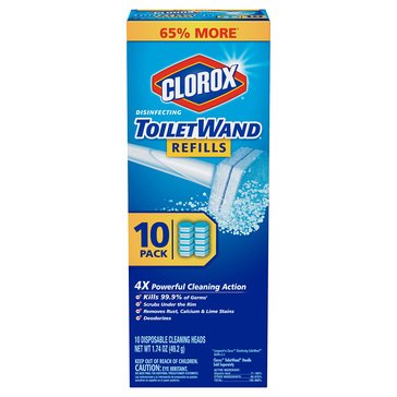 Clorox Toilet Wand Cleaner Head Refill 10ct