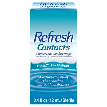 REFRESH Contacts Lens Comfort Drops, 0.4oz