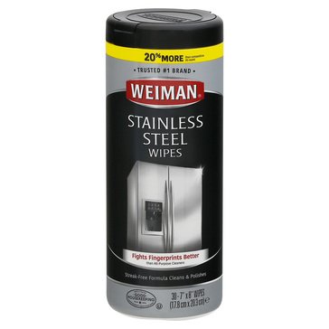 Weiman Stainless Steel Wipes 30ct