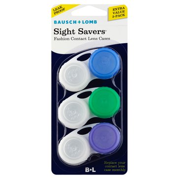 Bausch + Lomb Contact Lens Case 3-Count